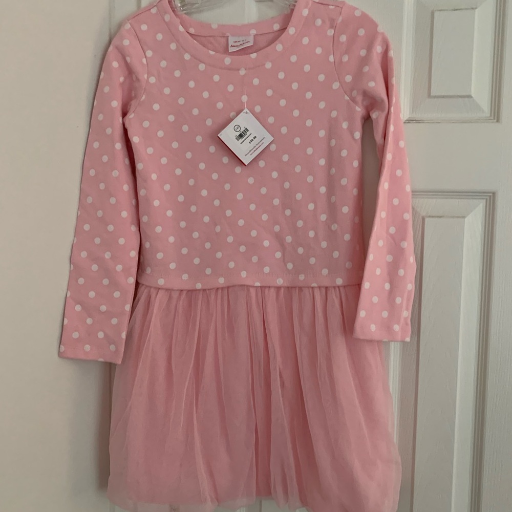 NWT Hanna Anderson size 140 (US 10) pink dress